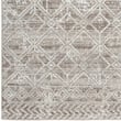Pemberly Row Polyester Transitional Geometric Beige Runner Area Rug