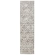 Pemberly Row Polyester Transitional Geometric Beige Runner Area Rug