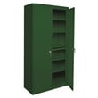 Pemberly Row Modern Industrial Office Adjustable Storage Cabinet in Green