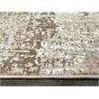 Pemberly Row Polyester Transitional Striated Beige 8x10 Area Rug