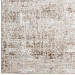 Pemberly Row Polyester Transitional Striated Beige 8x10 Area Rug