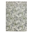Pemberly Row Polyester Transitional Floral Green 5x8 Area Rug
