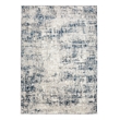 Pemberly Row Polyester Transitional Striated Blue 3x5 Area Rug