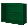 Pemberly Row Modern Industrial Office Stationary Bookcase in Green