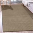 Pemberly Row Transitional Geometric 5'5 x 7'7 Polypropylene Area Rug in Beige