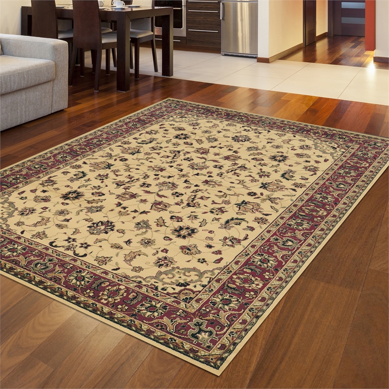 Pemberly Row Traditional Floral 7'9