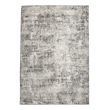 Pemberly Row Polyester Transitional Striated Gray 8x10 Area Rug