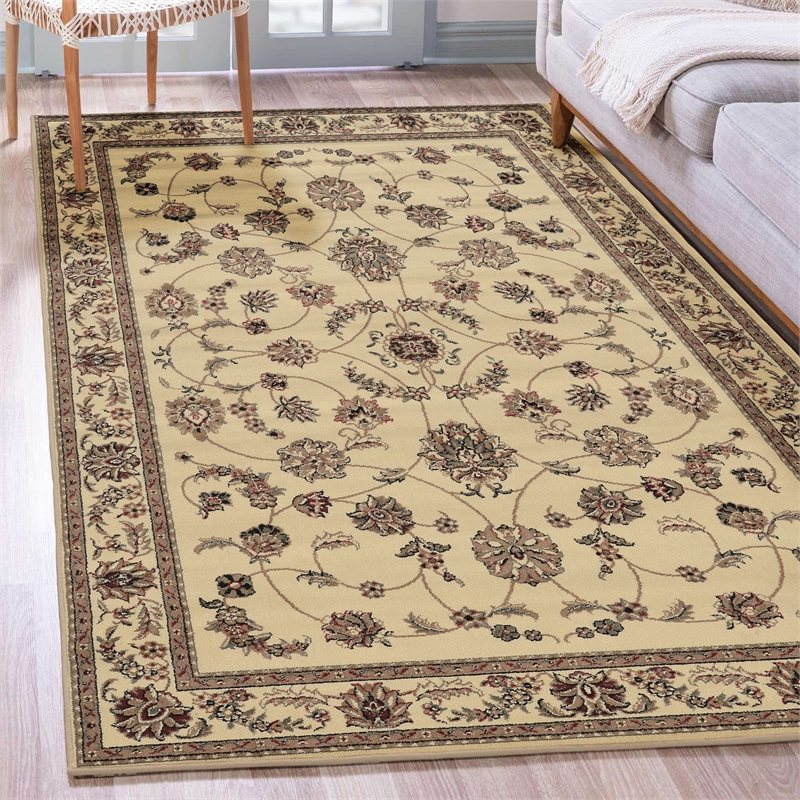 Pemberly Row Oriental Floral 7'9