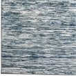 Pemberly Row Polyester Transitional Striated Blue 3x5 Area Rug