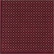 Pemberly Row Geometric 2'2 x 7'7 Polypropylene Area Rug in Burgundy Red