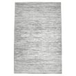 Pemberly Row Polyester Transitional Striated Gray 5x8 Area Rug