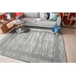 Pemberly Row Polyester Transitional Crackled Gray 8x10 Area Rug