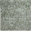 Pemberly Row Polyester Transitional Abstract Green 5x8 Area Rug