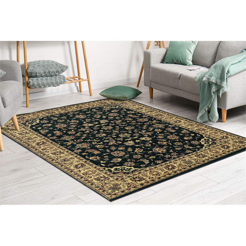 Pemberly Row Traditional Floral 6'7