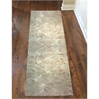 Pemberly Row Polyester Transitional Geometric Beige Runner Area Rug
