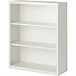 Pemberly Row Modern Industrial Office Stationary Bookcase in White