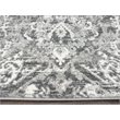 Pemberly Row Polyester Transitional Abstract Gray 8x10 Area Rug