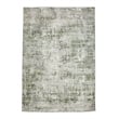 Pemberly Row Polyester Transitional Striated Green 5x8 Area Rug