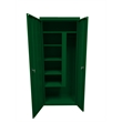 Pemberly Row Modern Industrial Office Janitorial Cabinet in Green