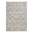 Pemberly Row Polyester Transitional Geometric Gray 8x10 Area Rug
