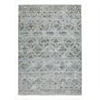 Pemberly Row Polyester Transitional Geometric Gray 8x10 Area Rug