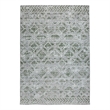 Pemberly Row Polyester Transitional Geometric Blue 5x8 Area Rug
