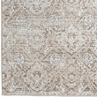 Pemberly Row Polyester Transitional Abstract Beige Runner Area Rug