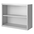 Pemberly Row Modern Industrial Office Stationary Bookcase in White