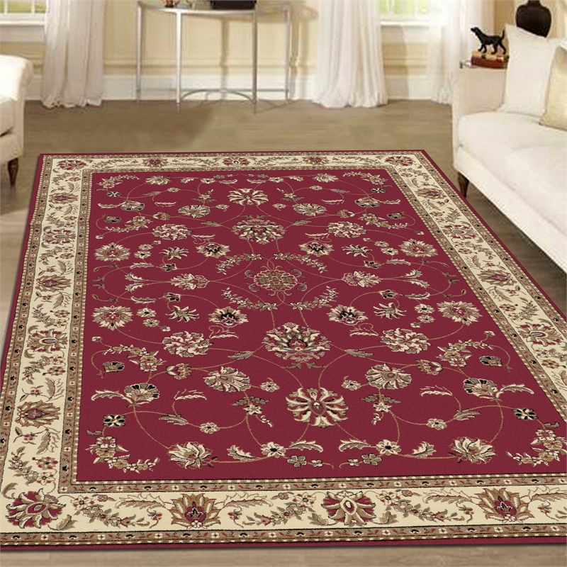Pemberly Row Oriental Floral 5'5