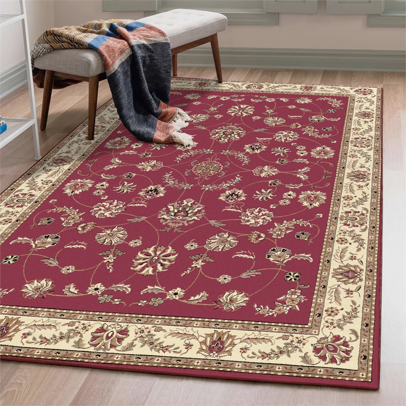Pemberly Row Oriental Floral 5'5
