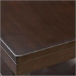 Pemberly Row Console Table in Espresso Cherry Wood and Mango Veneers