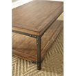 Pemberly Row Coffee Table with Caster in Antique Brown Honey