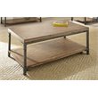 Pemberly Row Coffee Table with Caster in Antique Brown Honey