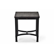 Pemberly Row Wood Rustic Square End Table in Rustic Brown Finish