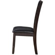 Pemberly Row Wood Ladderback / Shaker Dining Side Chair in Espresso