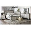Pemberly Row Farmhouse / Country Rustic Ivory Queen Panel Bed