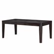 Pemberly Row Transitional 5-Piece Complete Dining Set in Espresso