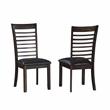 Pemberly Row Transitional 5-Piece Complete Dining Set in Espresso