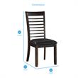 Pemberly Row Transitional Espresso 7-Piece Complete Dining Set