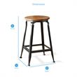 Pemberly Row Burnished Brown 5-Piece Counter Height Dining Set