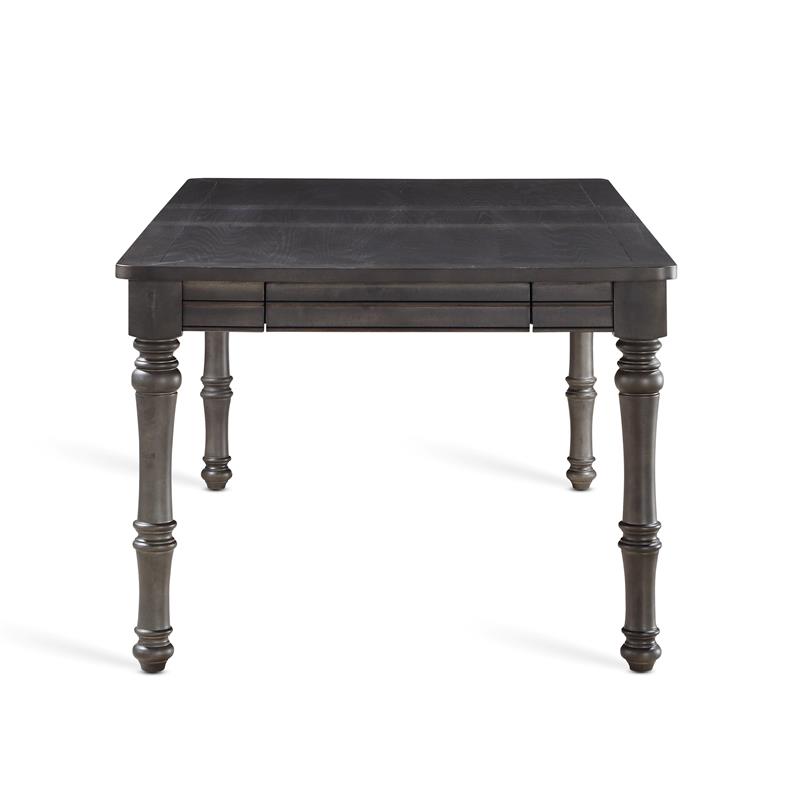 Pemberly Row Wood Modern Transitional Gray-Brown Dining Table