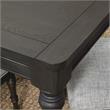 Pemberly Row Wood Modern Transitional Gray-Brown Dining Table