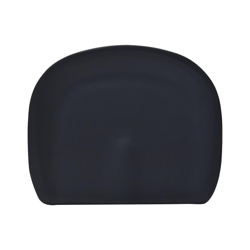 Pemberly Row Contemporary Black Solid Acacia Wood Counter Stool
