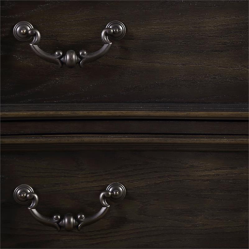 Pemberly Row Traditional Multi-step Molasses 3-drawer Wood Nightstand