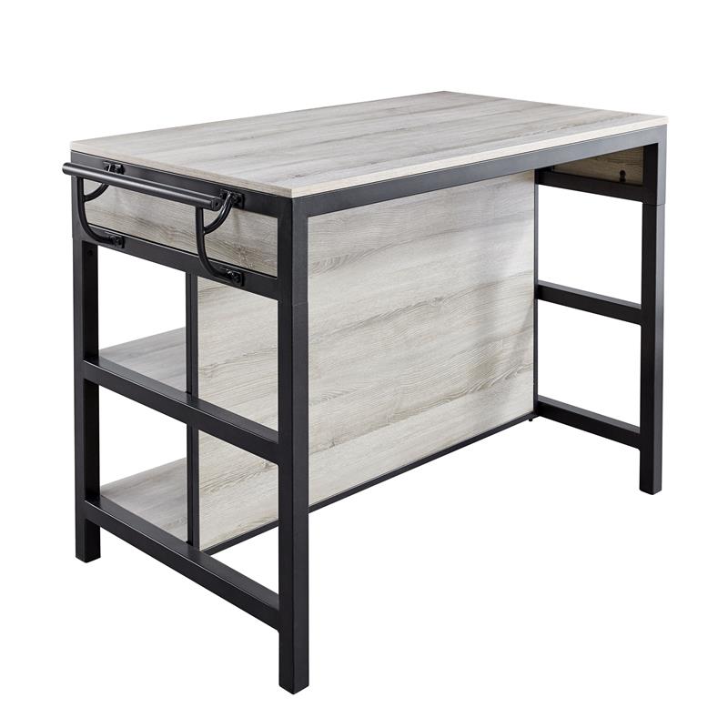 Pemberly Row Weathered Driftwood Counter Height Dining Table