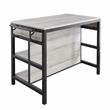 Pemberly Row Weathered Driftwood Counter Height Dining Table