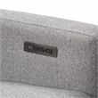 Pemberly Row Contemporary Gray Tweed Fabric Power Reclining Sectional