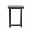 Pemberly Row Cherry and Ebony Solid Wood Live Edge 3-Piece Counter Dining Set