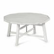 Pemberly Row Distressed Alabaster White Wood 3-Piece Occasional Set