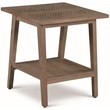 Pemberly Row Modern Mid-Century Natural Wood Square End Table